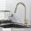 Black Kitchen Faucet Two Function Single Handle Pull Out Mixer Hot and Cold Water Taps Deck Mounted