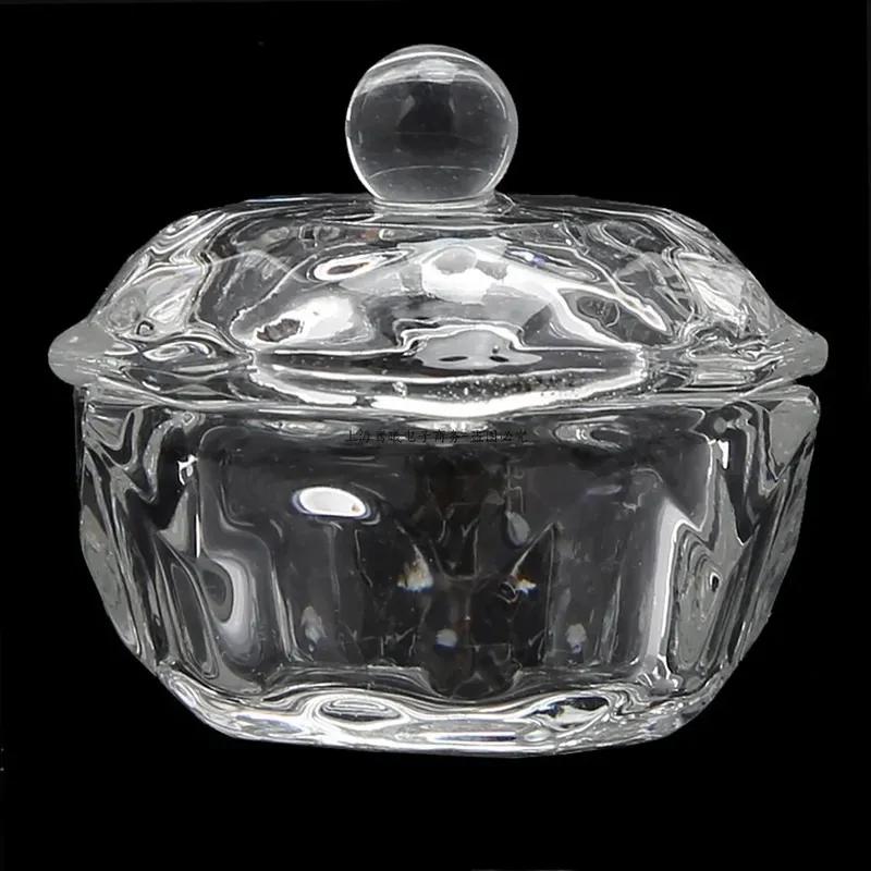 1Pcs Crystal Glass Dappen Dish Lid Bowl Cup Holder Manicure Equipment Nail Tool for Art Acrylic Nail Art Tools  Manicure Sets