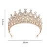 Luxury Elegant Crystal Bridal Tiara Metal Wedding Hair Tiara Princess Crown  Birthday Celebration