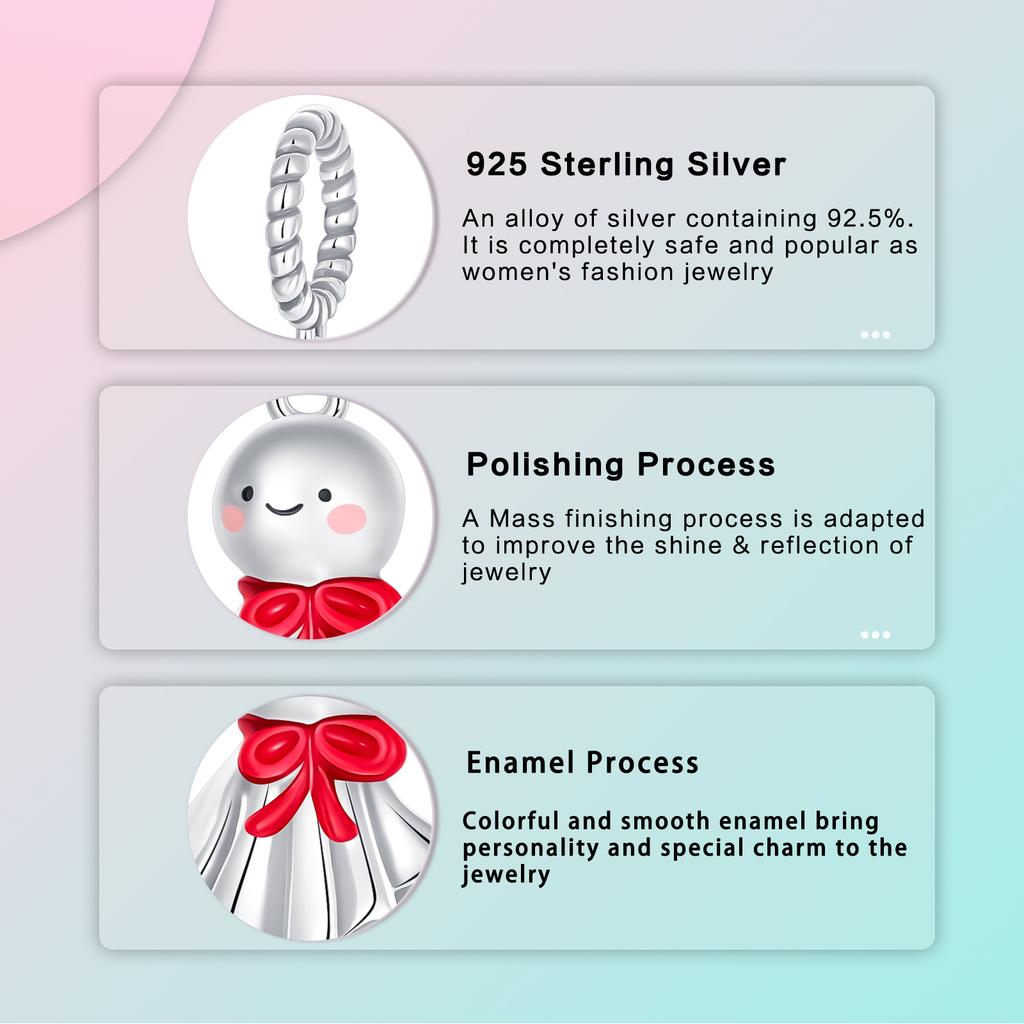 copper Cute Teru Teru Bozu Sunshine Doll Pendant Weather Charm Compatible With Authentic Charm Bracelets Women Do It Yourself Jewellery Gift