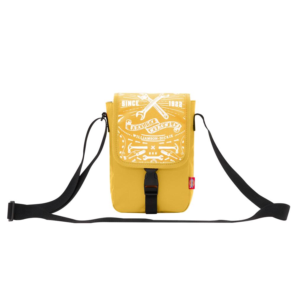 New Dickies Polyester Lining Crossbody Bag Regular Unisex Yellow DK009681YLX1