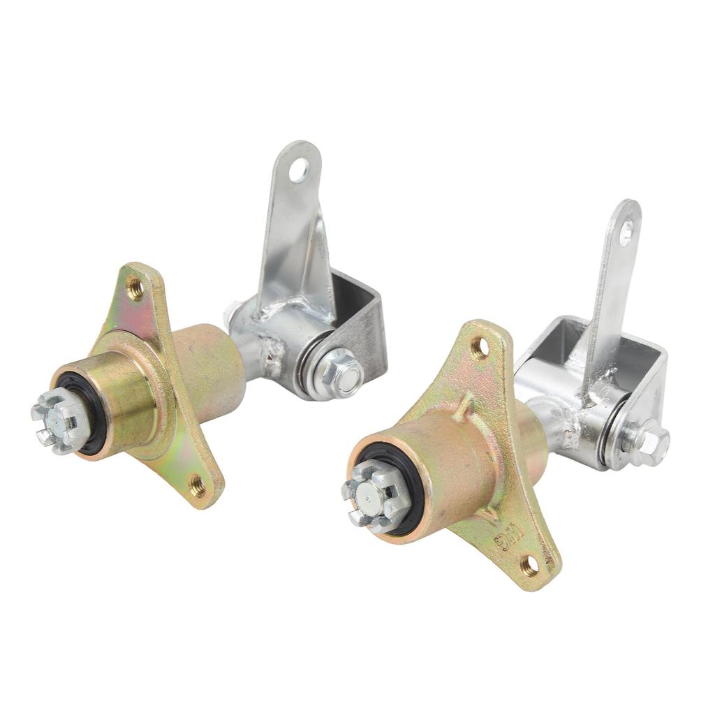 1 Pair 14mm 3 Stud Front Wheel Hubs Steering Spindle Steel Alloy Safe Driving for Drift Trike ATV Quad