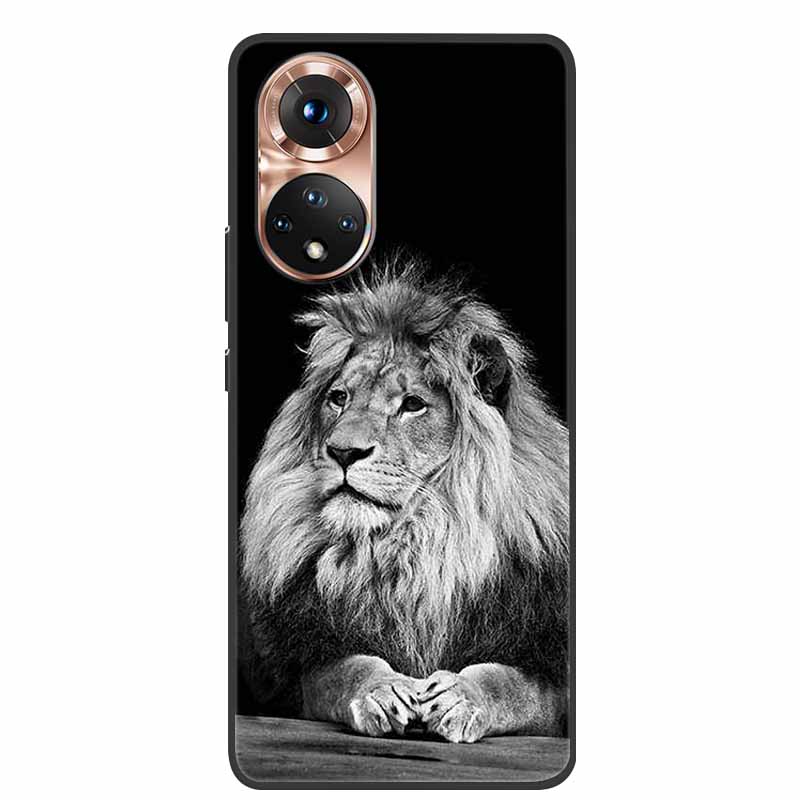 Case For Honor 50 Luxury Silicone TPU Soft Phone Cover For Huawei Honor 50 Case 5 0 NTH-NX9 Capa Shockproof Animal Shell Coque