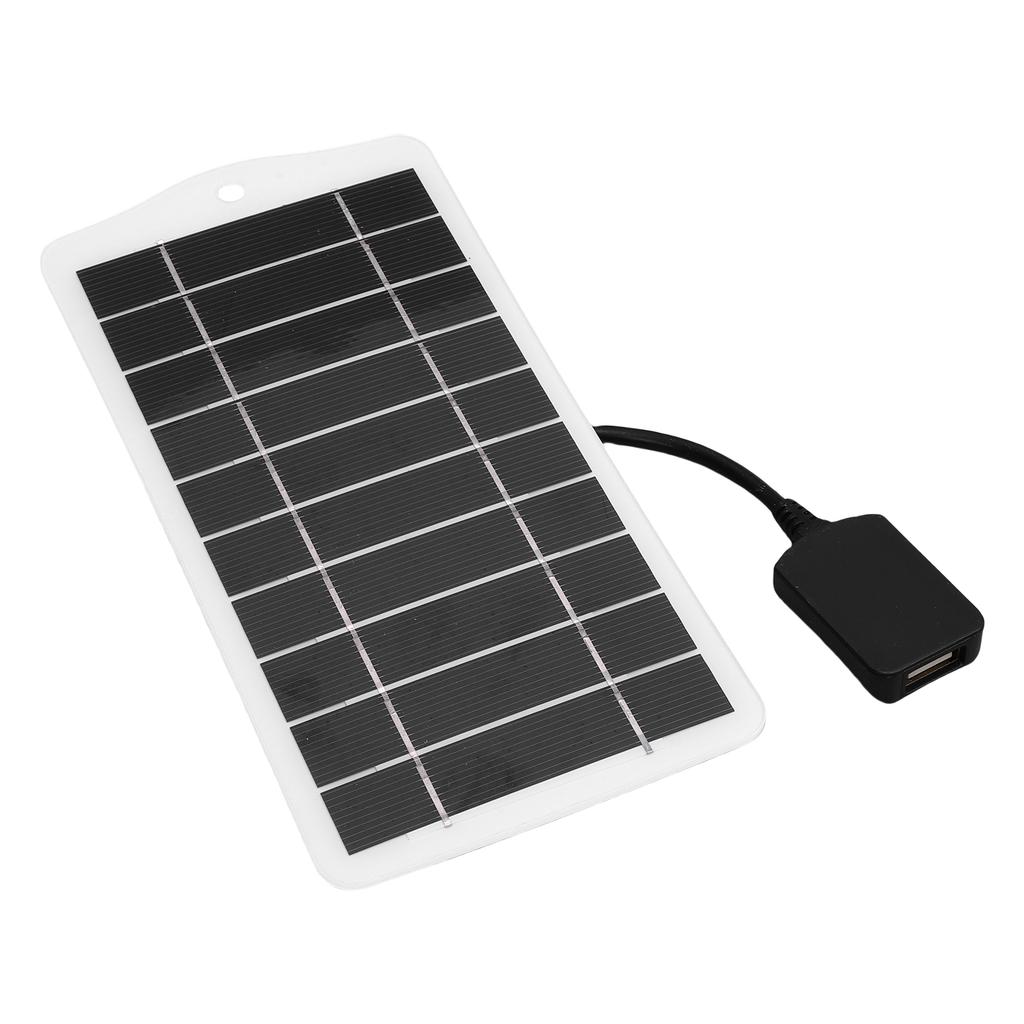 5W Monocrystalline Solar Panel USB Solar   Solar Phone   for Outdoor Camping Travel