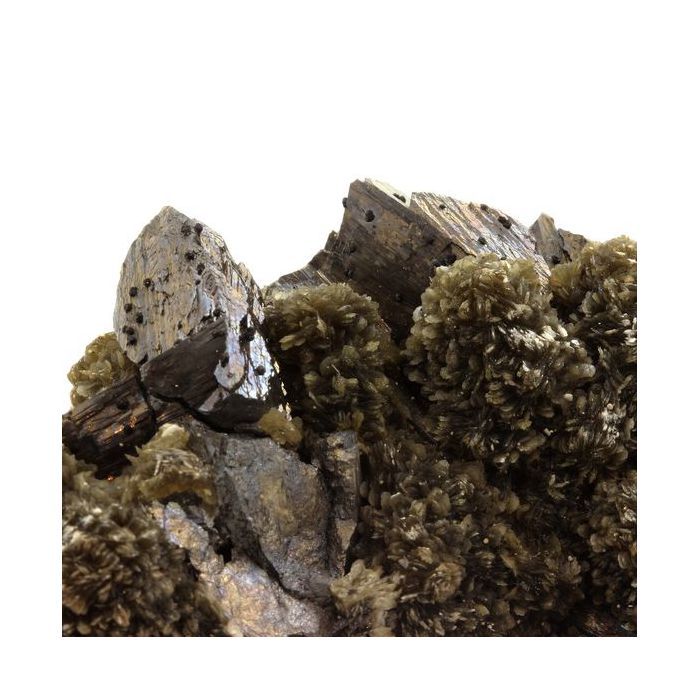 Pierres et Minéraux. Arsenopyrite, Siderite. 1984.0 ct. Panasqueira Mine, Portugal..