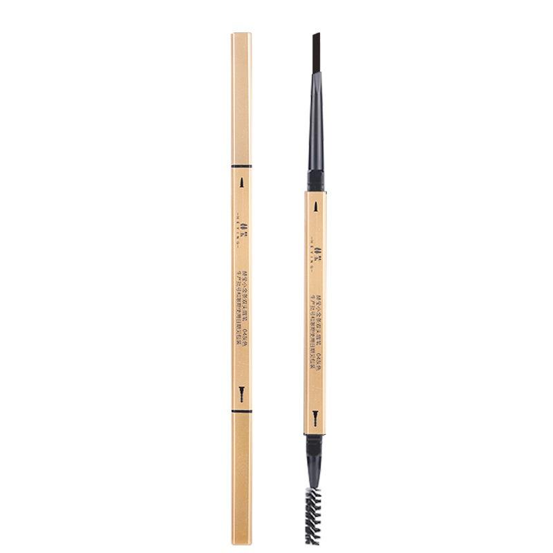 Double Head Eyebrow Pencil Long Lasting Sweatproof Natural Makeup For Beginners