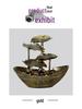 LED Lotus Leaf Water Fountain Ornament with Night Light for Home Décor