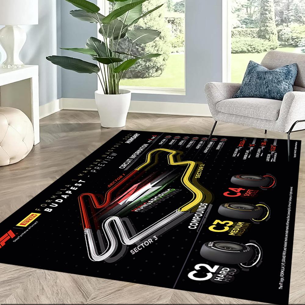 Budapest Circuit Preview Square rugs are a great choice for living rooms, bedrooms, home décor, and as gifts