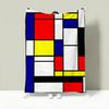 Artist P-Piet Mondrian Throw Lightweight 240g Flannel Blanket Soft Skin-friendly for Summer Cooling