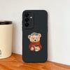 For Samsung Galaxy A37 A57 A17 A07 Phone Case Cute Astronaut Smooth Liquid Silicone Full Coverage Anti Drop Soft Durable Bumper