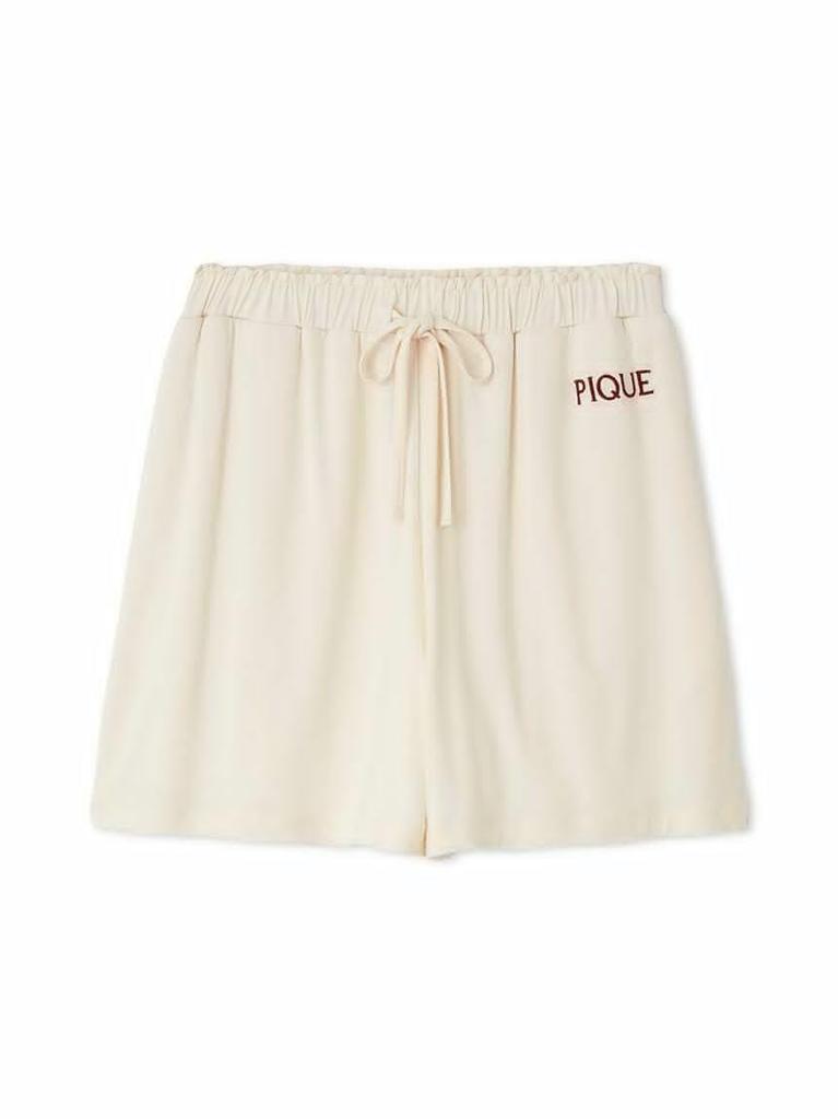 Gelato Pique Colored Rayon Logo Shorts IVR Women's (PWCP254217)