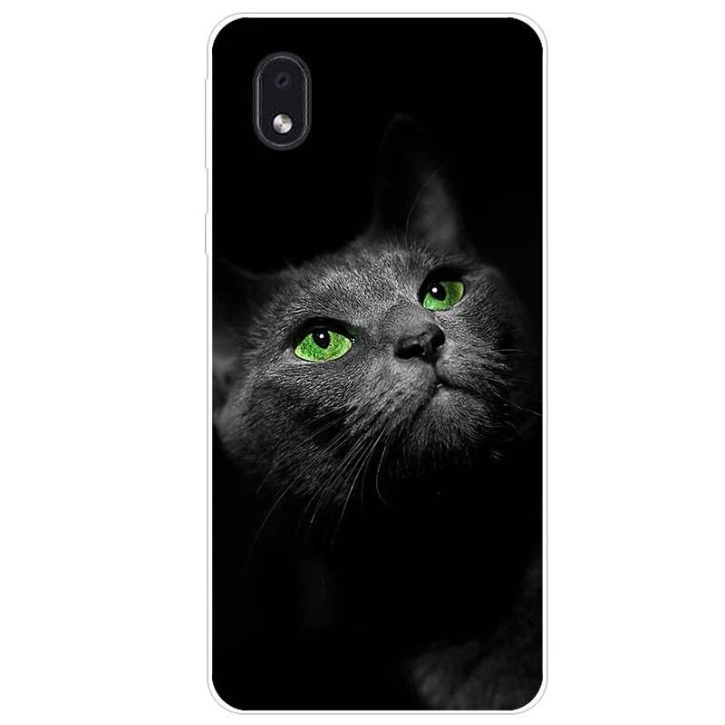 

Чехол для Samsung Galaxy M01 A01, чехол для Samsung Galaxy M01 Core, мягкий чехол M 01 A01 Core, модный защитный черный силиконовый чехол Samsung A01 core