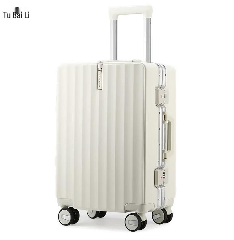 TOBERLIR 24-inch Aluminum Frame Hardside Luggage