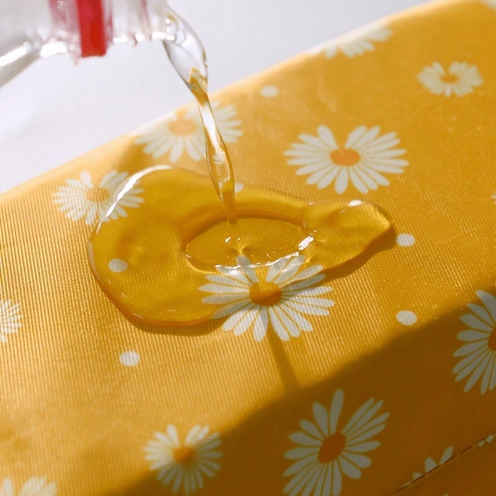 1pc Floral Polyester Plastic Bag Dispenser, Foldable Trash Bag Organizer With Hanging Design, Multi-Color Grocery Storage Container