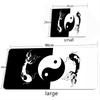 Koi Mousepad XXL Yin Yang Desk Mat Office Accessories Mouse Pad Chinese Style Computer TableMat Fish Desk Pads Large 500X1000MM