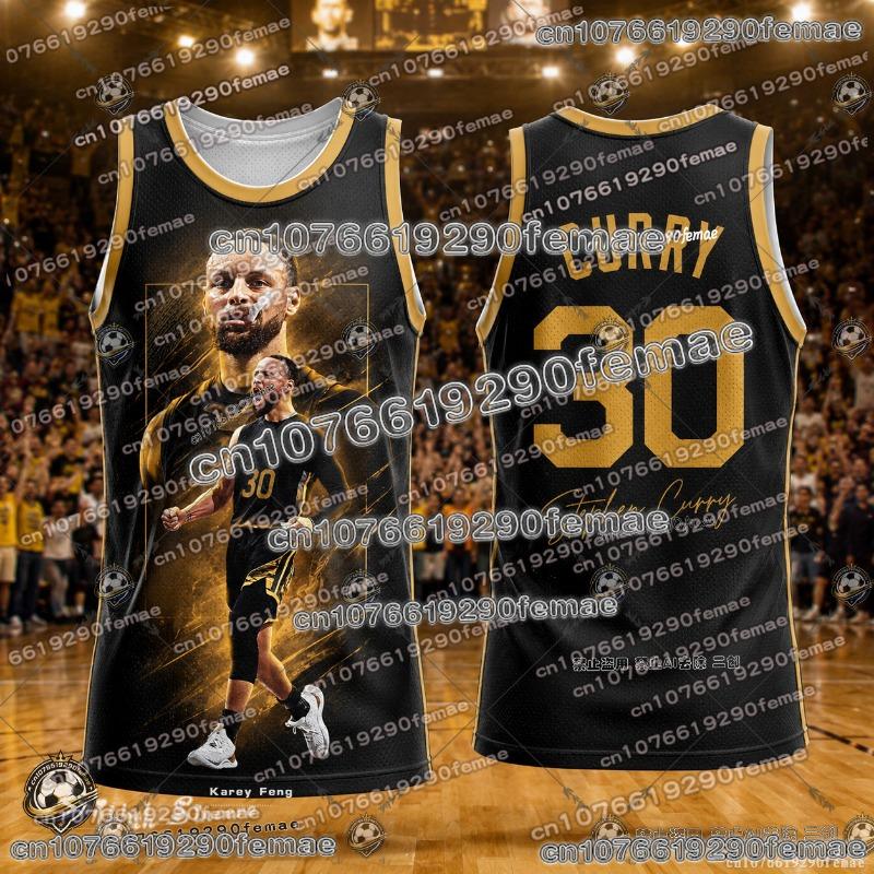 2026 Neues Curry Basketball Tanktop Fan Shirt Benutzerdefinierte Kollektion Basketballtrikot Atmungsaktive Outdoor-Sportbekleidung Kinder Erwachsene