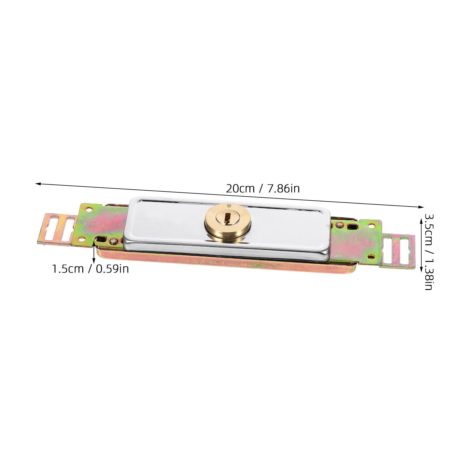 

Rolling Shutter Door Lock Garage Door Key Lock Metal Anti-Theft Copper Cylinder Vertical Keyway Security for Warehouse Garage