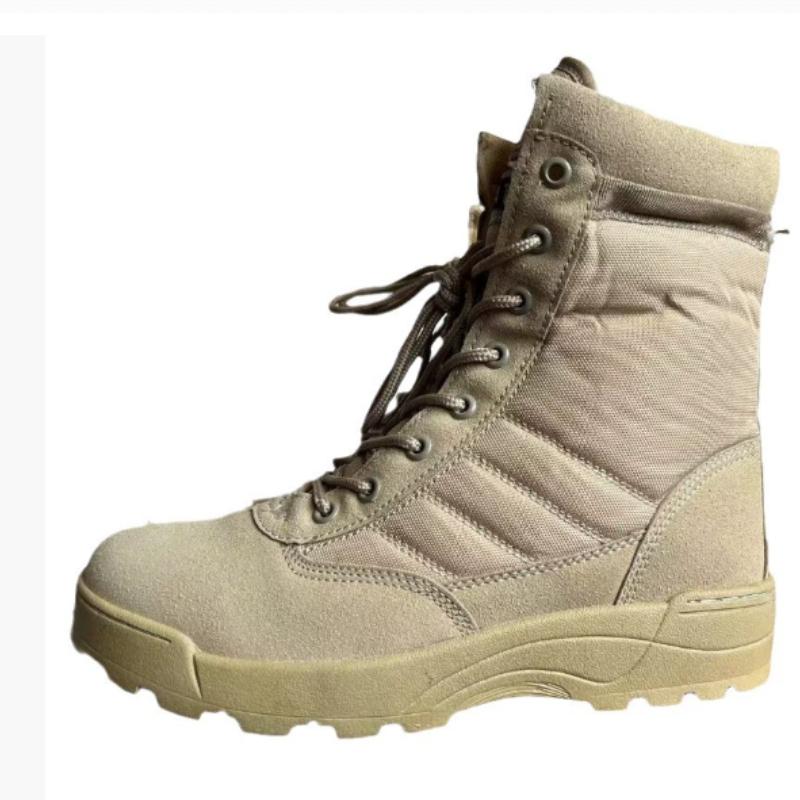 Fashion Outdoor Hiking Shoes Mesh Breathable Lace-up Boots Round Toe Flat Heel Solid Concise Breathable Shoes for Men Zapatos Hombre