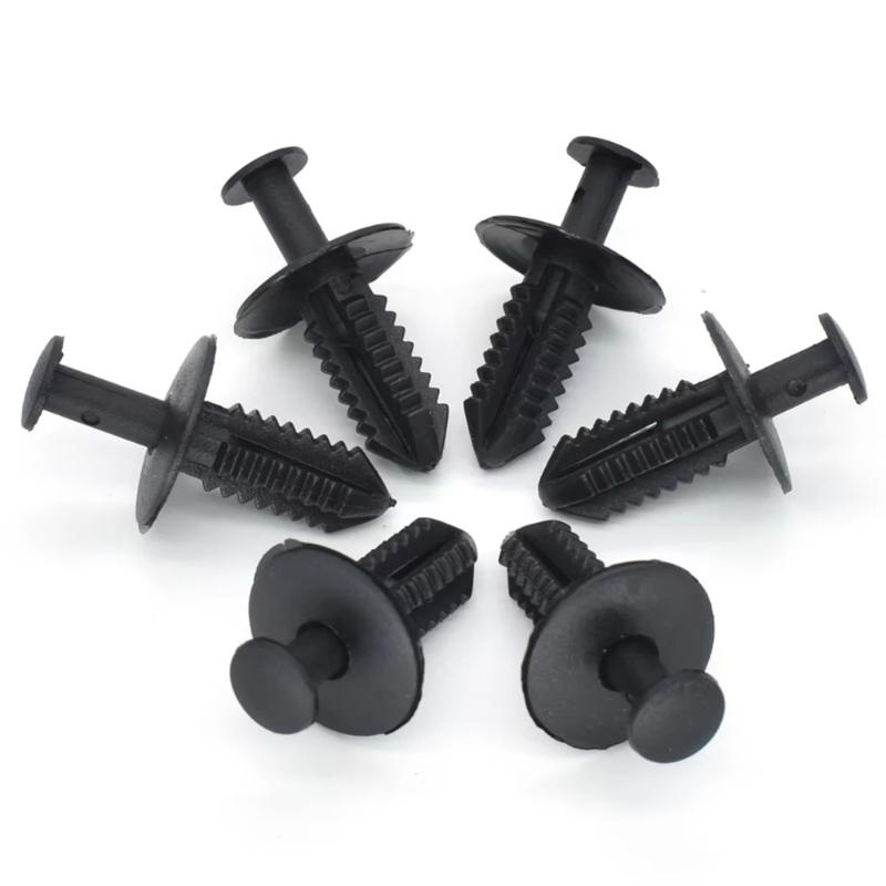 100pcs Bumper Fastener Fixed Clamp A1249900492 1249900492 for C Class Wheel Mudguard Trim Clips Rivet Auto Accessories