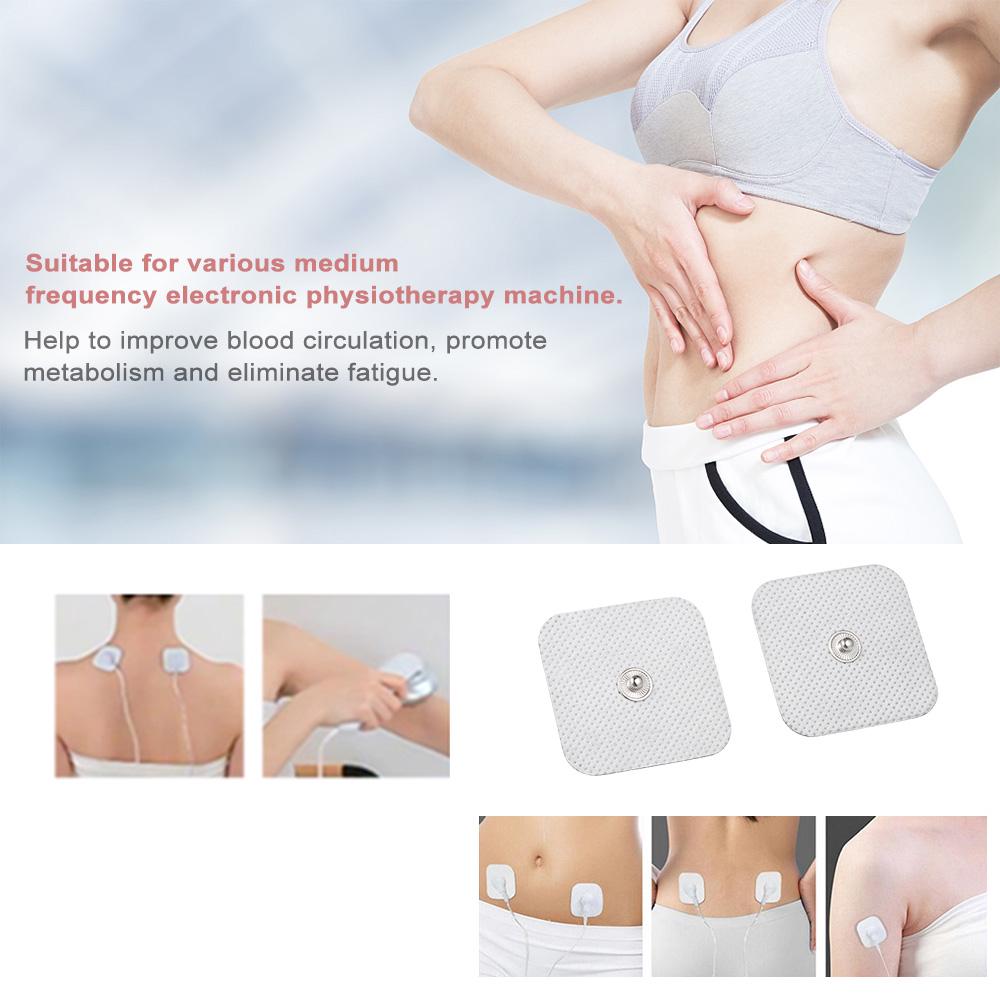 Buy 10pcs Self Adhesive Replacement Electrode Pad 4*4cm TENS Machine