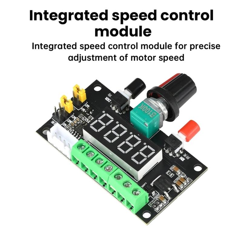 12V 24V Schrittmotor Geschwindigkeitsregler Integrierter PWM-Signalgenerator Für Präzise Bewegungssteuerungsanwendungen