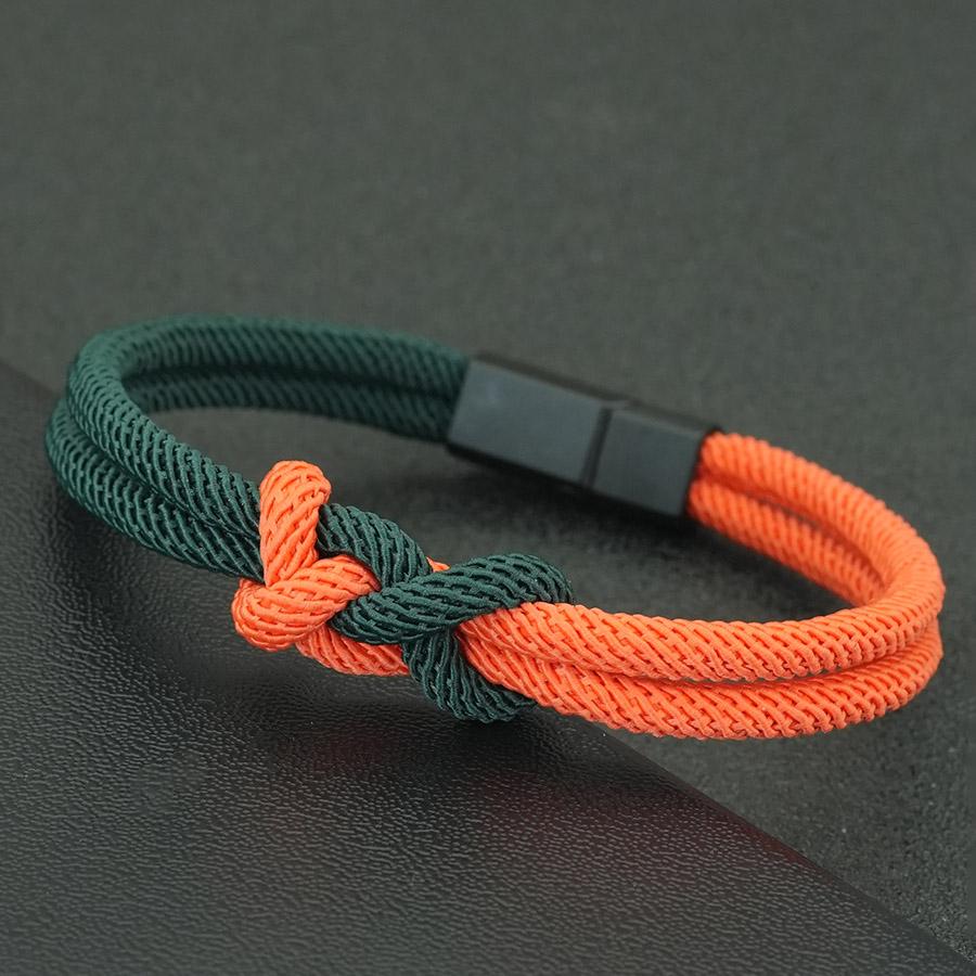 

Fashion Special Knot Charm Bracelet For Men 7 Sets Of Clashing Color Designs Grade A 4mm Cord No Deformation No Fading Braslet