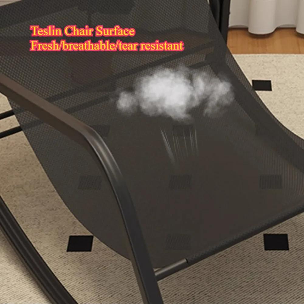 Double Lounge Chair Adjustable Reclining Chairs Oversized Garden Leisure Stool Lawn Lazy Chair Rocking Detachable Outdoor Sofa