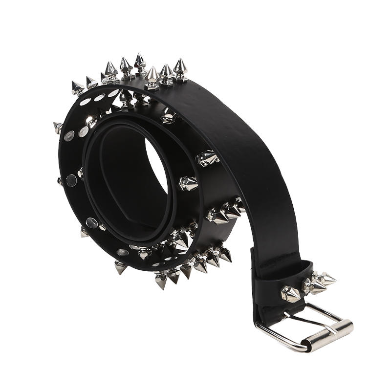 1PC Studded Belt Metal Punk Rock Rivet Belts For Women/Men Punk Belt Gothic Belt Accessories For Jeans Pants