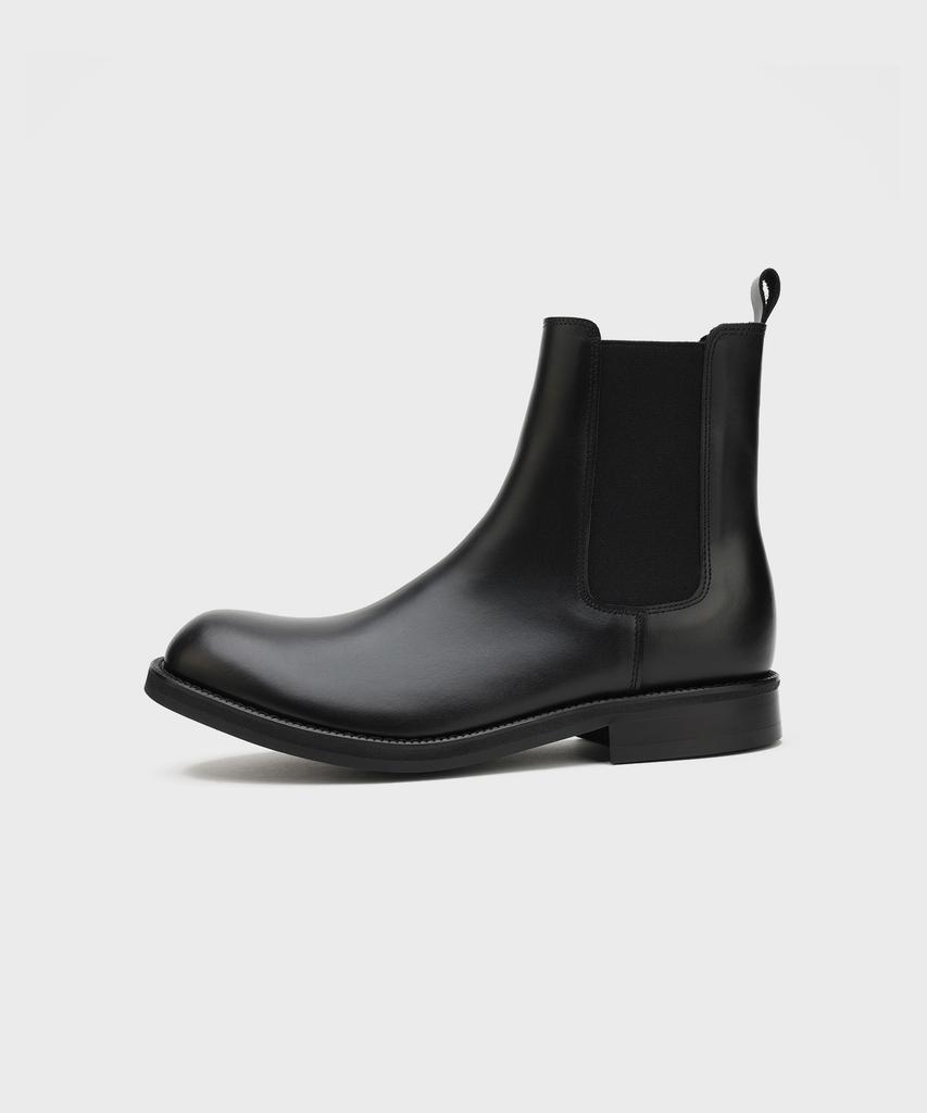 Firenze Atelier [Vibram] All Day Round Toe Chelsea Boots 2600 [Black Fg]