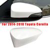 Right Side Mirror Cover White ABS Auto Car For Toyota Corolla 2014-2018 Passenger Plastic Practical Accessories Interior Mirrors6