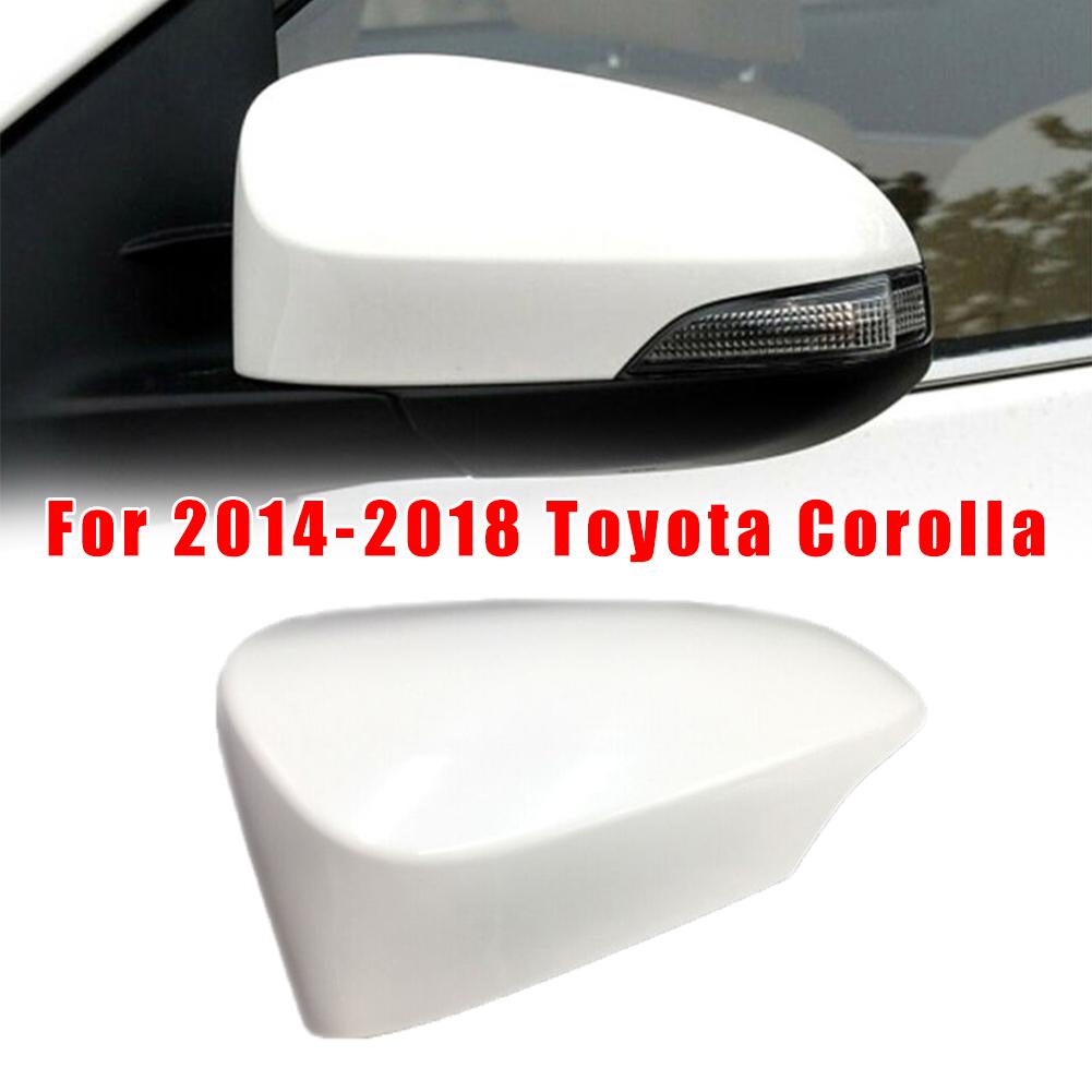Right Side Mirror Cover White ABS Auto Car For Toyota Corolla 2014-2018 Passenger Plastic Practical Accessories Interior Mirrors6