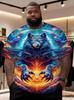 Herren Retro 3D Grafikdruck T-Shirt - Perfekt für den täglichen Gebrauch und den Urlaub