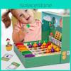 Wooden Fruit Vegetable Farm Color Recognition Educational Toy For Kids Preschool Learning