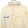 Mobil-F1 90s Old Company Jacket L white Hooded Men's Used