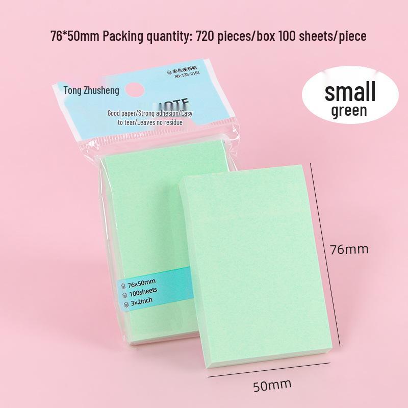 Creative N Times Colorful Tearable Sticky Notes with Strong Adhesion for Students