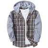 Men's Casual V-neck Knitted Fitted Shirt Jacket
