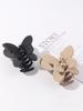 Matte Double 7cm Butterfly Hairpin Grip Clip Temperament Shark Hair Hairpin Hairpin Headgear