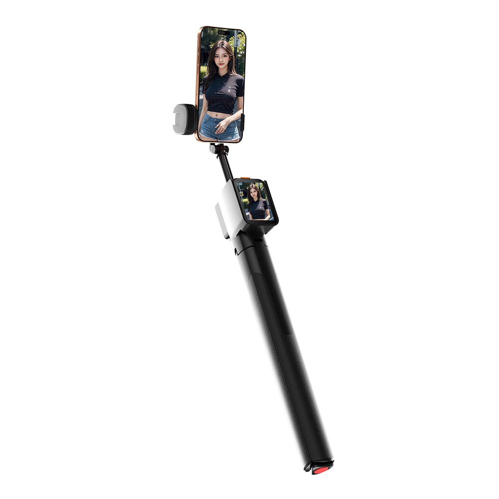 Handheld RC Selfie Stick Automatically Pops Up Telescopic Record Tool USB-C Rechargeable for Live Broadcas Take Photo Travel