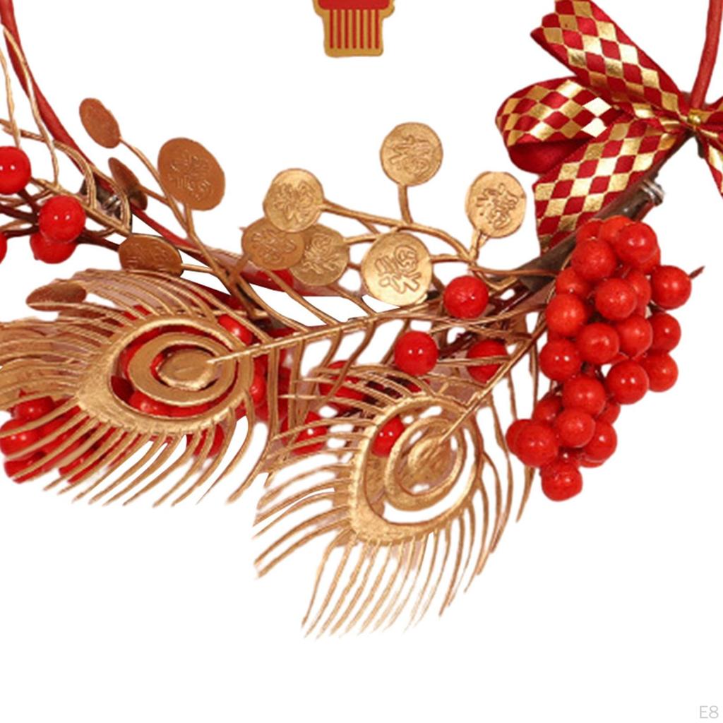 Year Wreath with Festive Accents