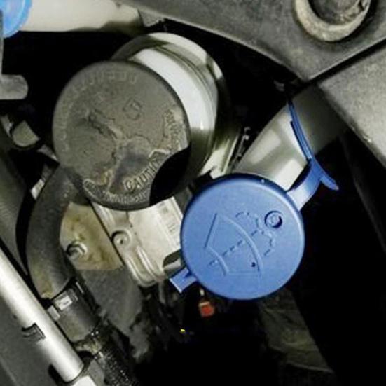 Waschbehälterdeckel Hitzebeständigkeit mit Luftzirkulationsloch Blau Tank Scheibenwischerbehälterdeckel für Peugeot