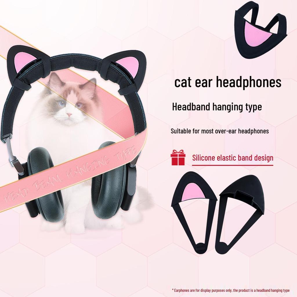 Cat Ear Pendant for Razer Kraken & Kingston Headsets - Streamer Decorative Accessory
