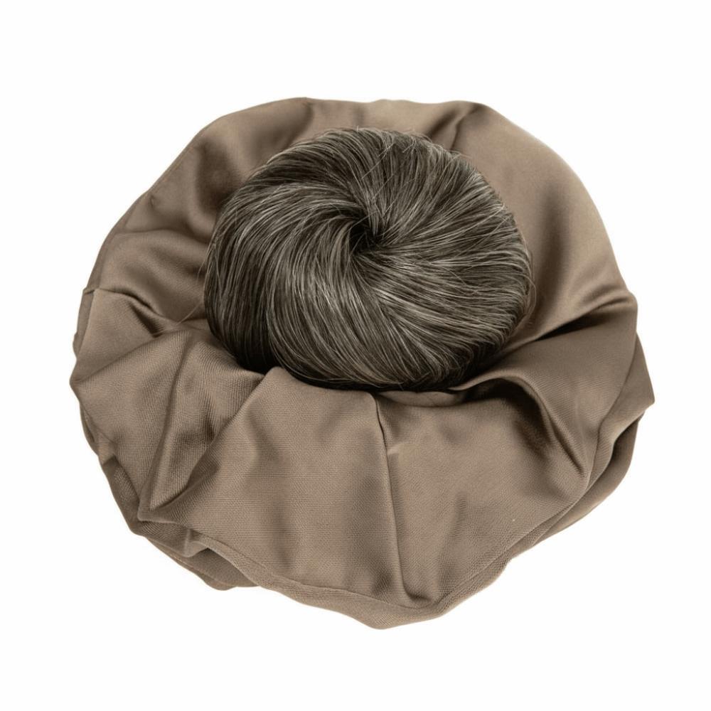 Elegant Influencer-style Hair Tie Synthetic Natural-looking Artificial Flower Bun  for Daily Use