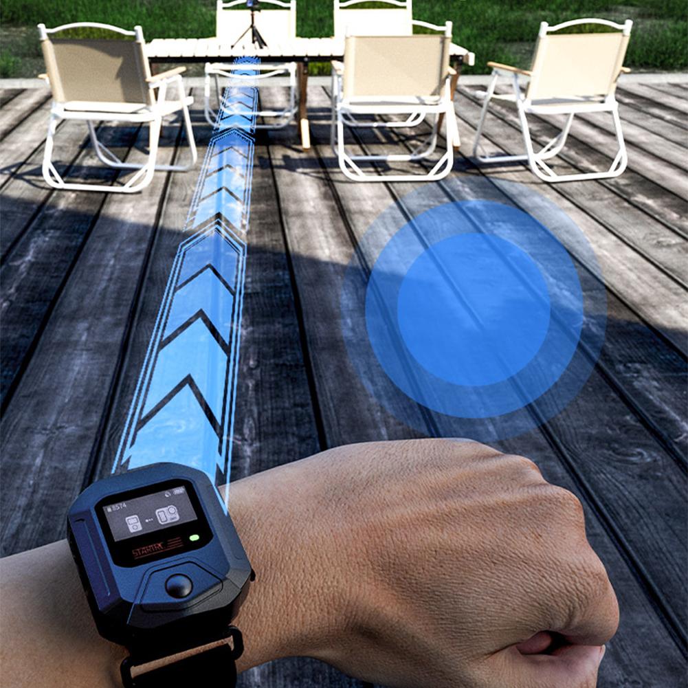GPS Wireless Bluetooth Remote Control for Insta360 X4/X3 ACE PRO 2/GO 3s Action Camera Handlebar/Wrist Mounted Camera Shutter
