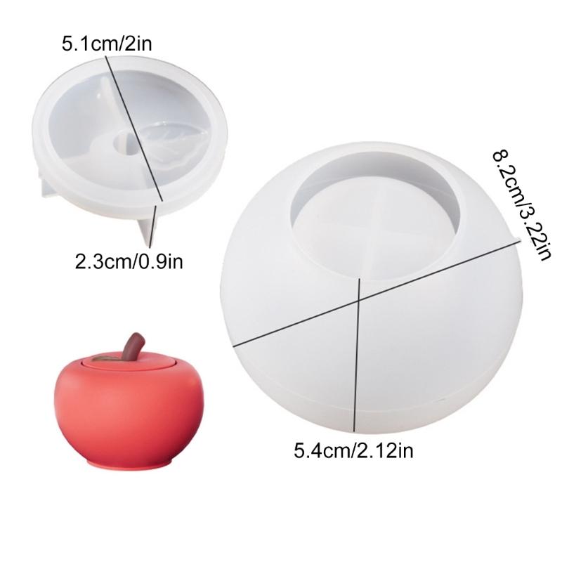 Schlangenfrucht Kerzenhalter Formen, Harzbehälter Formen mit Deckelformen zum Herstellen von Kerzengläsern, Schmuckkästchen, Teelichthaltern