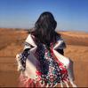 Yunnan Ethnic Knitted Scarf Shawl for Women – Stylish, Thin, and Versatile Summer Outerwear.
