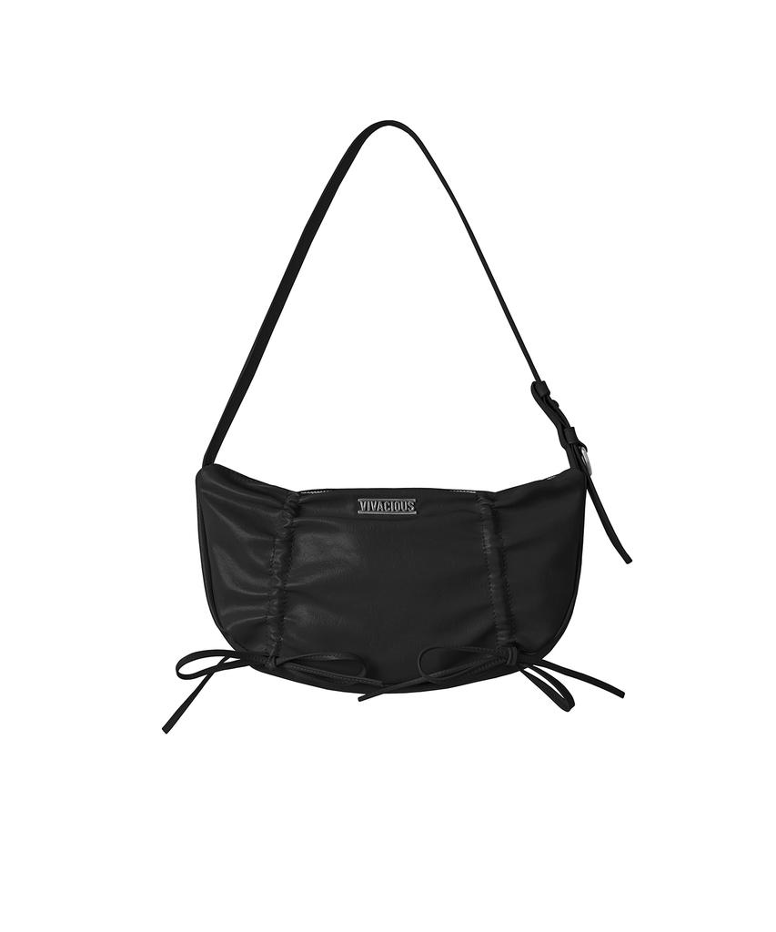 Vivacious Twin Ribbon Shoulder Bag - 2Col