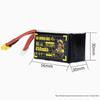 DAI WONG GAU High Rate 4S FPV Drone LiPo Battery