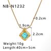 Gold Clavicle Chain Retro Style French Style Necklace New Pendant Necklace  For Women