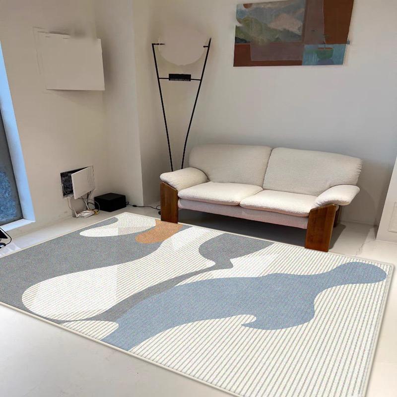 

Modern Abstract Carpet Minimalist Home Decor Short Velvet Rug Non Slip Foot Mat for Living Room Bedroom Lounge Coffee Table 60*90cm