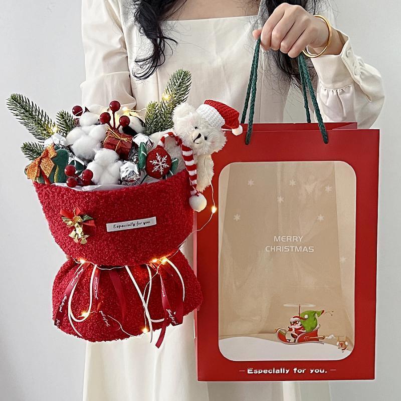 

Plush Teddy Bear Bouquet: Cute Christmas or Birthday Gift for Girlfriend or Best Friend